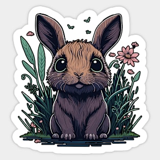 Cute Bunny Sticker